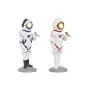 Statua Decorativa Home ESPRIT Azzurro Bianco Rosso Argentato Donna Astronauta 10 x 11 x 29 cm (2 Unità) di Home ESPRIT, Sopra...