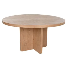 Table de Salle à Manger Home ESPRIT Naturel bois de chêne 152 x 152 x 78 cm de Home ESPRIT, Tables - Réf : S3056652, Prix : 7...