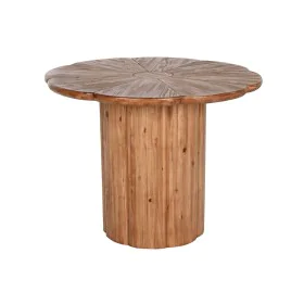 Dining Table Home ESPRIT Natural Wood 100 x 100 x 77 cm by Home ESPRIT, Dining Tables - Ref: S3056657, Price: 355,78 €, Disco...