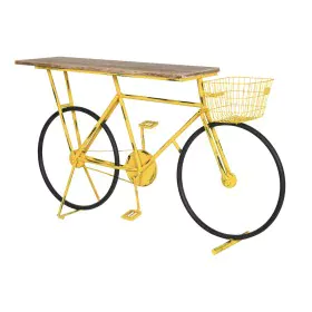 Consola Home ESPRIT Amarelo Preto Madeira Metal 160 x 40 x 88 cm de Home ESPRIT, Jogos de móveis - Ref: S3056660, Preço: 301,...