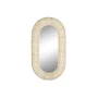 Wall mirror Home ESPRIT Natural Fibre 68 x 7,5 x 128 cm by Home ESPRIT, Wall-Mounted Mirrors - Ref: S3056662, Price: 137,63 €...