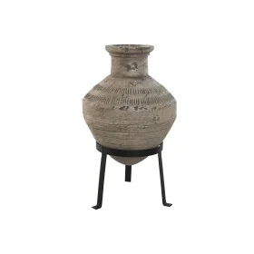 Vaso Home ESPRIT Nero Beige Metallo Magnesio 28 x 28 x 47 cm di Home ESPRIT, Vasi - Rif: S3056668, Prezzo: 55,65 €, Sconto: %