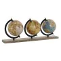 Globo Terrestre Home ESPRIT Multicolor PVC Madeira de mangueira 50 x 12 x 19 cm de Home ESPRIT, Geografia - Ref: S3056680, Pr...