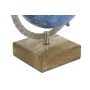 Globe Home ESPRIT Blue Brown PVC Mango wood 14 x 12 x 20 cm by Home ESPRIT, Geography - Ref: S3056683, Price: 9,74 €, Discoun...