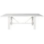 Mesa de Jantar Home ESPRIT Branco Madeira de mangueira 213,4 x 96,5 x 76,2 cm de Home ESPRIT, Jogos de móveis - Ref: S3056685...