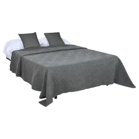 Colcha Home ESPRIT Gris claro 240 x 260 cm de Home ESPRIT, Mantas y colchas - Ref: S3056793, Precio: 53,28 €, Descuento: %