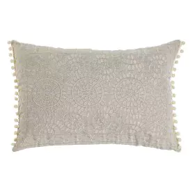 Cojín Home ESPRIT Beige Romántico 60 x 40 cm de Home ESPRIT, Cojines - Ref: S3056813, Precio: 17,29 €, Descuento: %