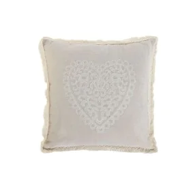 Cushion Home ESPRIT Beige Romantic 45 x 45 cm by Home ESPRIT, Cushions - Ref: S3056814, Price: 15,17 €, Discount: %