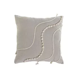 Coussin Home ESPRIT Blanc Beige Boho 45 x 45 cm de Home ESPRIT, Coussins - Réf : S3056816, Prix : 11,81 €, Remise : %