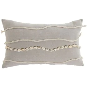 Coussin Home ESPRIT Blanc Beige Boho 50 x 30 cm de Home ESPRIT, Coussins - Réf : S3056817, Prix : 9,67 €, Remise : %