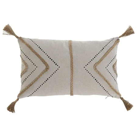 Cojín Home ESPRIT Beige Natural Boho 50 x 30 cm de Home ESPRIT, Cojines - Ref: S3056819, Precio: 8,28 €, Descuento: %