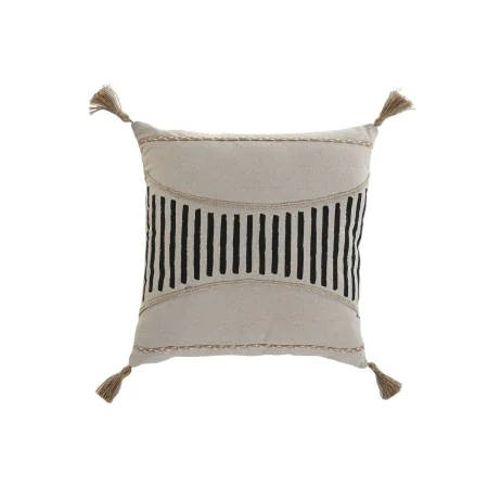 Coussin Home ESPRIT Noir Beige Boho 45 x 45 cm de Home ESPRIT, Coussins - Réf : S3056820, Prix : 9,44 €, Remise : %