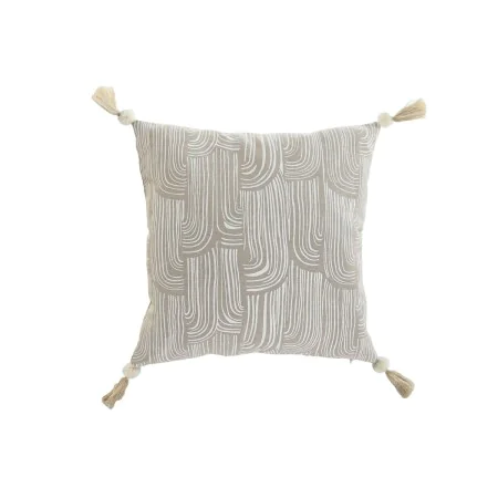 Coussin Home ESPRIT Blanc Beige Imprimé Boho 45 x 45 cm de Home ESPRIT, Coussins - Réf : S3056828, Prix : 8,63 €, Remise : %