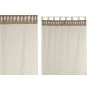 Cortina Home ESPRIT Beige Natural 140 x 260 cm de Home ESPRIT, Cortinas - Ref: S3056830, Precio: 22,36 €, Descuento: %