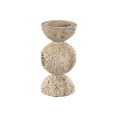 Candleholder Home ESPRIT Beige Magnesium 12 x 12 x 24 cm by Home ESPRIT, Candelabras and candle holders - Ref: S3056846, Pric...