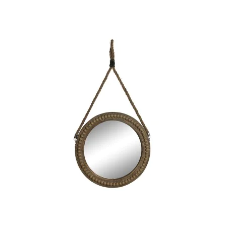 Miroir mural Home ESPRIT Marron Bois Corde Colonial Balles 38 x 4 x 72 cm de Home ESPRIT, Miroirs muraux - Réf : S3056850, Pr...