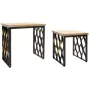 Set di 2 tavoli Home ESPRIT Legno Metallo 64 x 34 x 65 cm di Home ESPRIT, Tavoli - Rif: S3056852, Prezzo: 139,77 €, Sconto: %