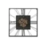 Relógio de Parede Home ESPRIT Preto Dourado Metal Cristal 80 x 8 x 80 cm de Home ESPRIT, Relógios de parede - Ref: S3056856, ...