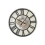 Reloj de Pared Home ESPRIT Negro Metal Cristal 60 x 8 x 60 cm de Home ESPRIT, Relojes de pared - Ref: S3056857, Precio: 96,69...