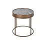 Petite Table d'Appoint Home ESPRIT Noir Doré Métal Verre 48 x 48 x 51 cm de Home ESPRIT, Tables - Réf : S3056861, Prix : 111,...