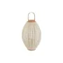 Castiçais Home ESPRIT Branco Natural Madeira Cristal 37 x 37 x 56 cm de Home ESPRIT, Candelabros e suportes para velas - Ref:...