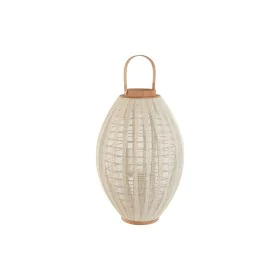 Portacandele Home ESPRIT Bianco Naturale Legno Cristallo 37 x 37 x 56 cm di Home ESPRIT, Candelieri e portacandele - Rif: S30...