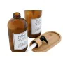 Dispensador de Sabão Home ESPRIT Âmbar Natural Bambu Cristal 500 ml 7,5 x 7,5 x 20 cm de Home ESPRIT, Suportes e dispensadore...