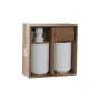 Conjunto de Banho Home ESPRIT Branco Natural Bambu poliestireno 7 x 7 x 16 cm de Home ESPRIT, Jogos de acessórios para casa d...