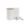 Set da Bagno Home ESPRIT Bianco Naturale Bambù polistirene 7 x 7 x 16 cm di Home ESPRIT, Set di accessori per il bagno - Rif:...