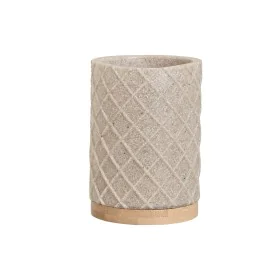 Verre Home ESPRIT Beige Résine Bambou 7,5 x 7,5 x 10 cm de Home ESPRIT, Supports et distributeurs - Réf : S3056977, Prix : 5,...