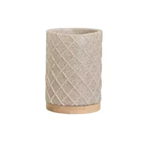 Bicchiere Home ESPRIT Beige Resina Bambù 7,5 x 7,5 x 10 cm di Home ESPRIT, Supporti e distributori - Rif: S3056977, Prezzo: 4...