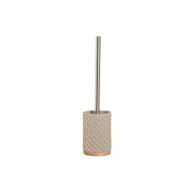 Toilet Brush Home ESPRIT Beige Silver Resin Bamboo 9 x 9 x 37 cm by Home ESPRIT, Toilet accessories - Ref: S3056978, Price: 8...