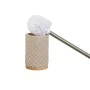 Brosse de salle de wc Home ESPRIT Beige Argenté Résine Bambou 9 x 9 x 37 cm de Home ESPRIT, Accessoires pour wc - Réf : S3056...