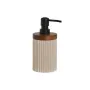 Dispensador de Jabón Home ESPRIT Marrón Negro Beige Resina Acacia 10 x 8 x 17,5 cm de Home ESPRIT, Soportes y dispensadores -...