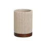 Copo Home ESPRIT Castanho Bege Resina Acácia 8 x 8 x 11 cm de Home ESPRIT, Suportes e dispensadores - Ref: S3056983, Preço: 4...