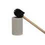 Brosse de salle de wc Home ESPRIT Gris Naturel Bois Résine 10 x 10 x 37 cm de Home ESPRIT, Accessoires pour wc - Réf : S30569...