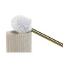 Brosse de salle de wc Home ESPRIT Beige Doré Grès 10,5 x 10,5 x 37,5 cm de Home ESPRIT, Accessoires pour wc - Réf : S3056990,...