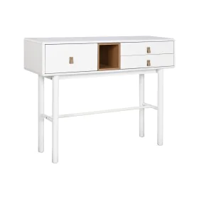 Consola Home ESPRIT Amarelo Branco Madeira MDF 120 x 35 x 90 cm de Home ESPRIT, Jogos de móveis - Ref: S3056995, Preço: 359,1...