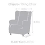 Housse de fauteuil à oreilles Eysa ULISES Blanc 80 x 100 x 90 cm de Eysa, Housses pour accoudoirs de fauteuil - Réf : D160691...