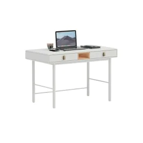 Desk Home ESPRIT White Natural Polyurethane MDF Wood 120 x 60 x 75 cm by Home ESPRIT, Computer desks and tables - Ref: S30569...