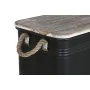 Set of Chests Home ESPRIT Metal Rope Fir wood 68 x 35,5 x 35 cm (3 Units) by Home ESPRIT, Storage boxes and chests - Ref: S30...