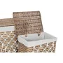 Cesto para la Ropa Sucia Home ESPRIT Blanco Natural Mimbre Shabby Chic 47 x 35 x 55 cm 5 Piezas de Home ESPRIT, Cestos para l...