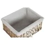 Cesto per i Panni Sporchi Home ESPRIT Bianco Naturale vimini Shabby Chic 47 x 35 x 55 cm 5 Pezzi di Home ESPRIT, Ceste per la...