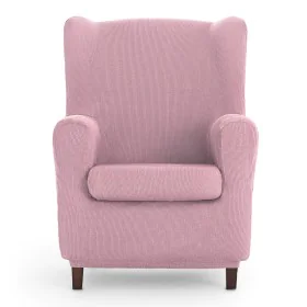 Housse de fauteuil à oreilles Eysa ULISES Rose 80 x 100 x 90 cm de Eysa, Housses pour accoudoirs de fauteuil - Réf : D1606913...