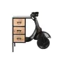 Cómoda Home ESPRIT Castanho Preto Ferro Madeira de mangueira Mota Loft Desgastado 100 x 68 x 105 cm de Home ESPRIT, Cómodas e...