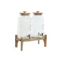 Dispensador de bebidas Home ESPRIT Silicona Bambú Cristal Plástico 5,5 L 37 x 25 x 46 cm de Home ESPRIT, Dispensadores de agu...