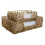 Cama para mascota Home ESPRIT Blanco Marrón claro Metal ratán sintético 50 x 35 x 14 cm (2 Piezas) de Home ESPRIT, Camas - Re...