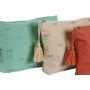 Nécessaire de Viagem Home ESPRIT Verde Bege Coral 25 x 5 x 20 cm (3 Unidades) de Home ESPRIT, Estojo de viagem - Ref: S305708...