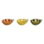 Bol para Aperitivos Home ESPRIT Amarillo Verde Gres Limón 23,5 x 17 x 7,5 cm (3 Unidades) de Home ESPRIT, Cuencos y tazones -...