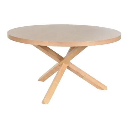 Tavolo da Pranzo Home ESPRIT Naturale Legno Caucciù 137 x 137 x 75 cm di Home ESPRIT, Tavoli da sala da pranzo - Rif: S305713...